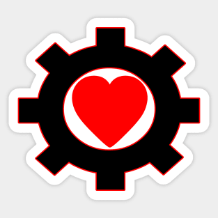 I LOVE GEARS! Sticker